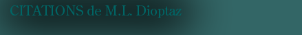 Citations de Michel-Laurent Dioptaz